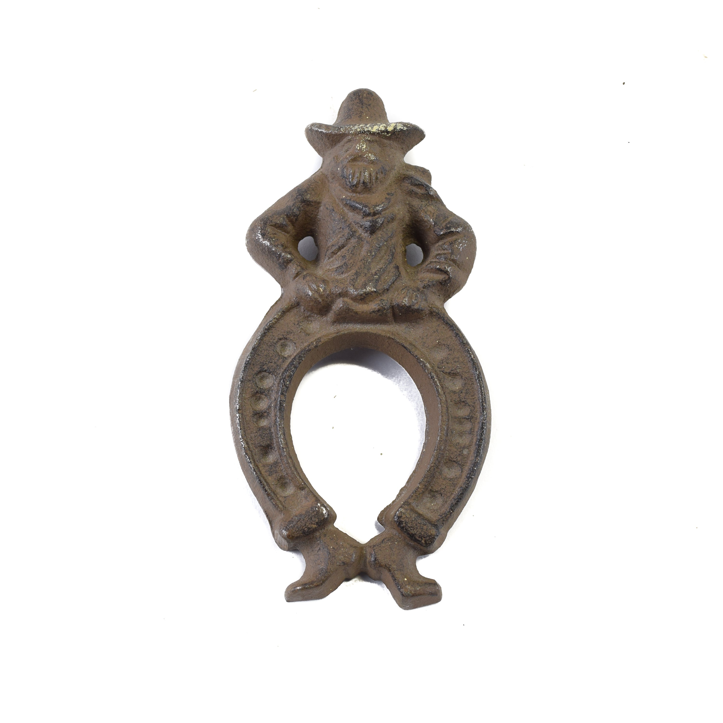 Cowboy and Horseshoe Paperweight, Western, Cowboy Kitsch, Other