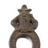 Cowboy and Horseshoe Paperweight