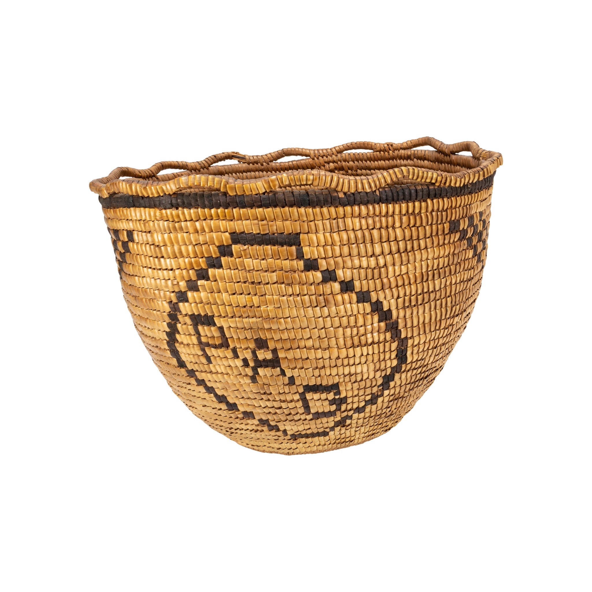 Klickitat Basket with R.A.G. Initials