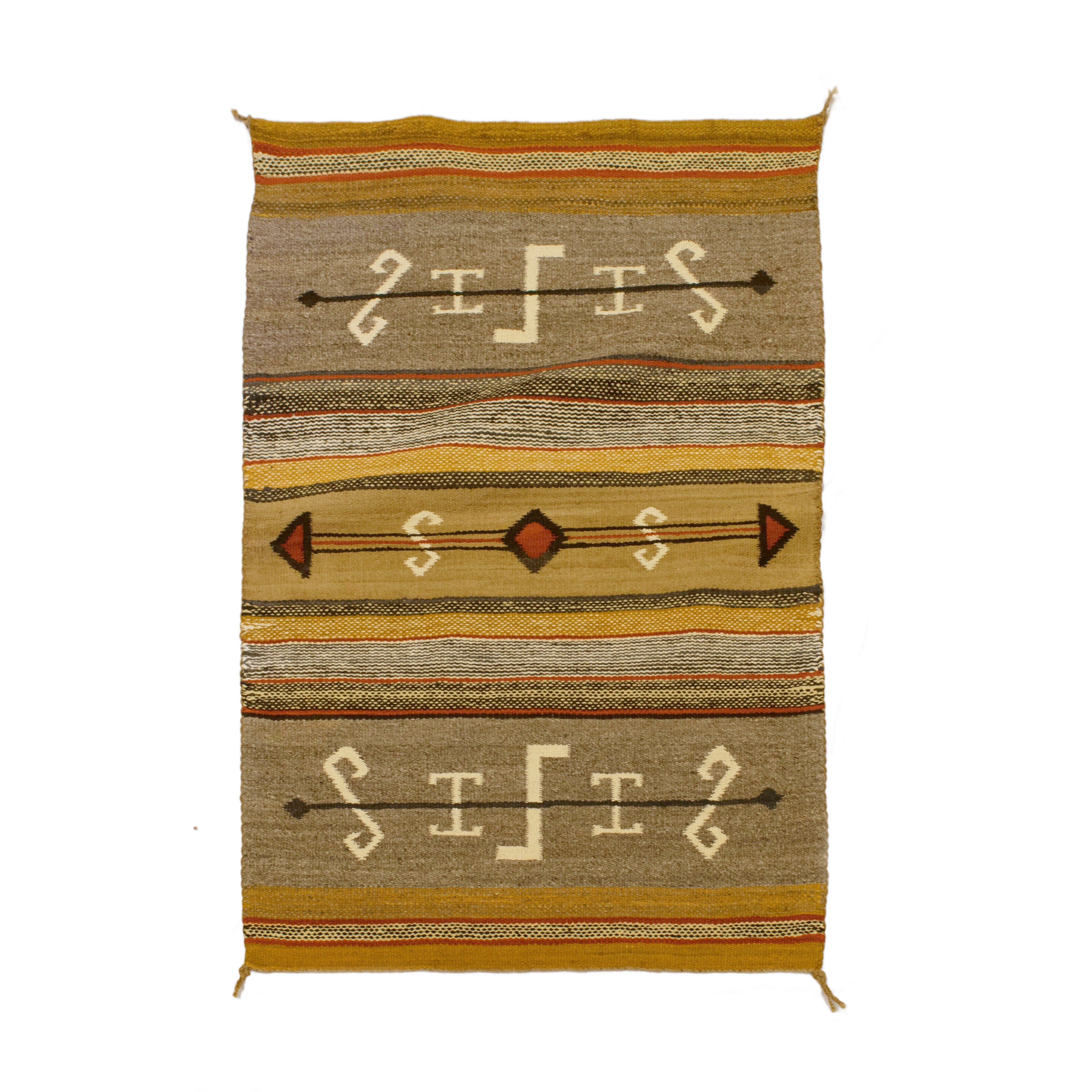 Navajo Double Saddle, Native, Weaving, Double Saddle Blanket