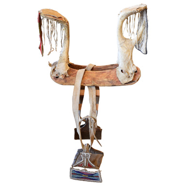 Crow Decorated Woman's Saddle, Native, Horse Gear, Saddle