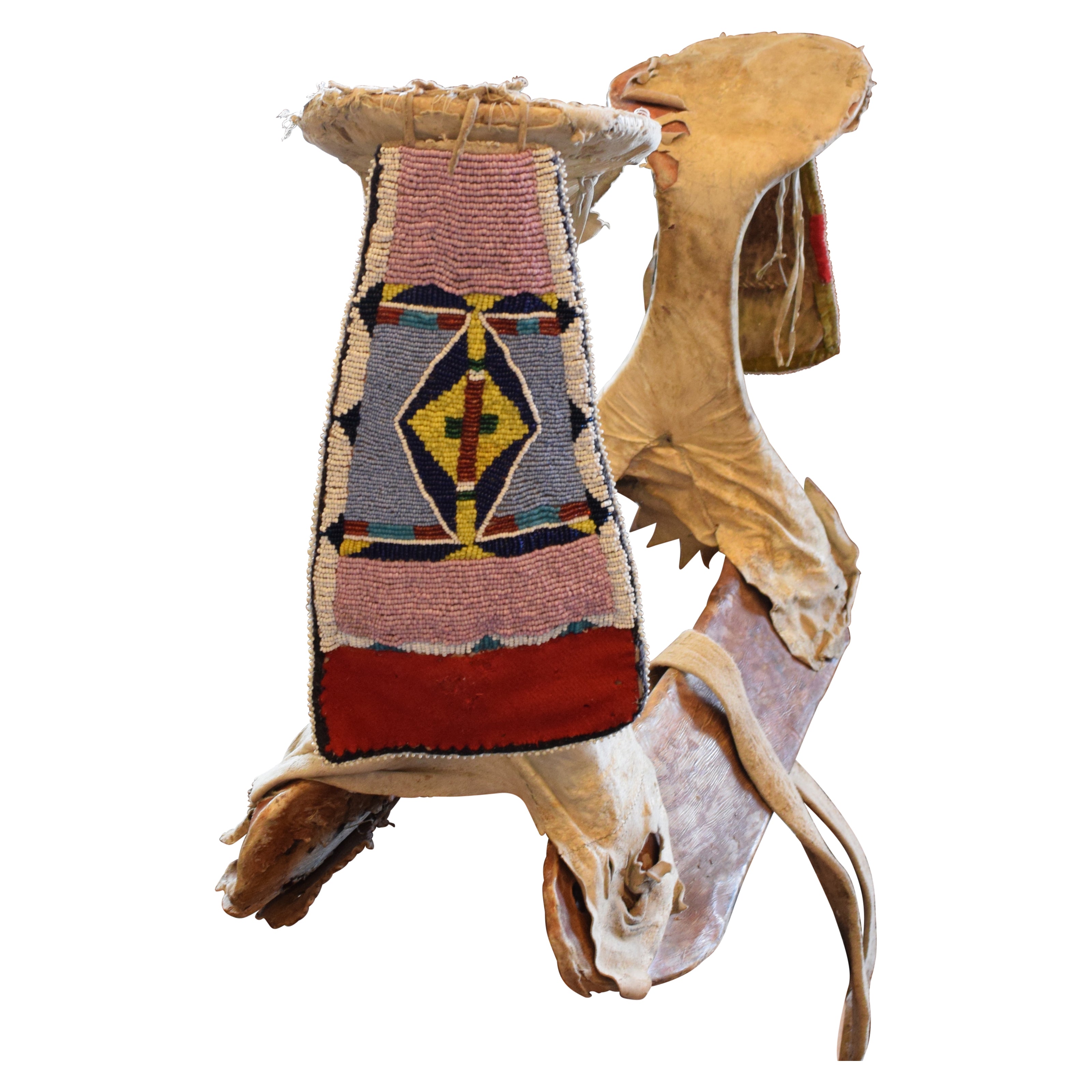 Crow Decorated Woman's Saddle