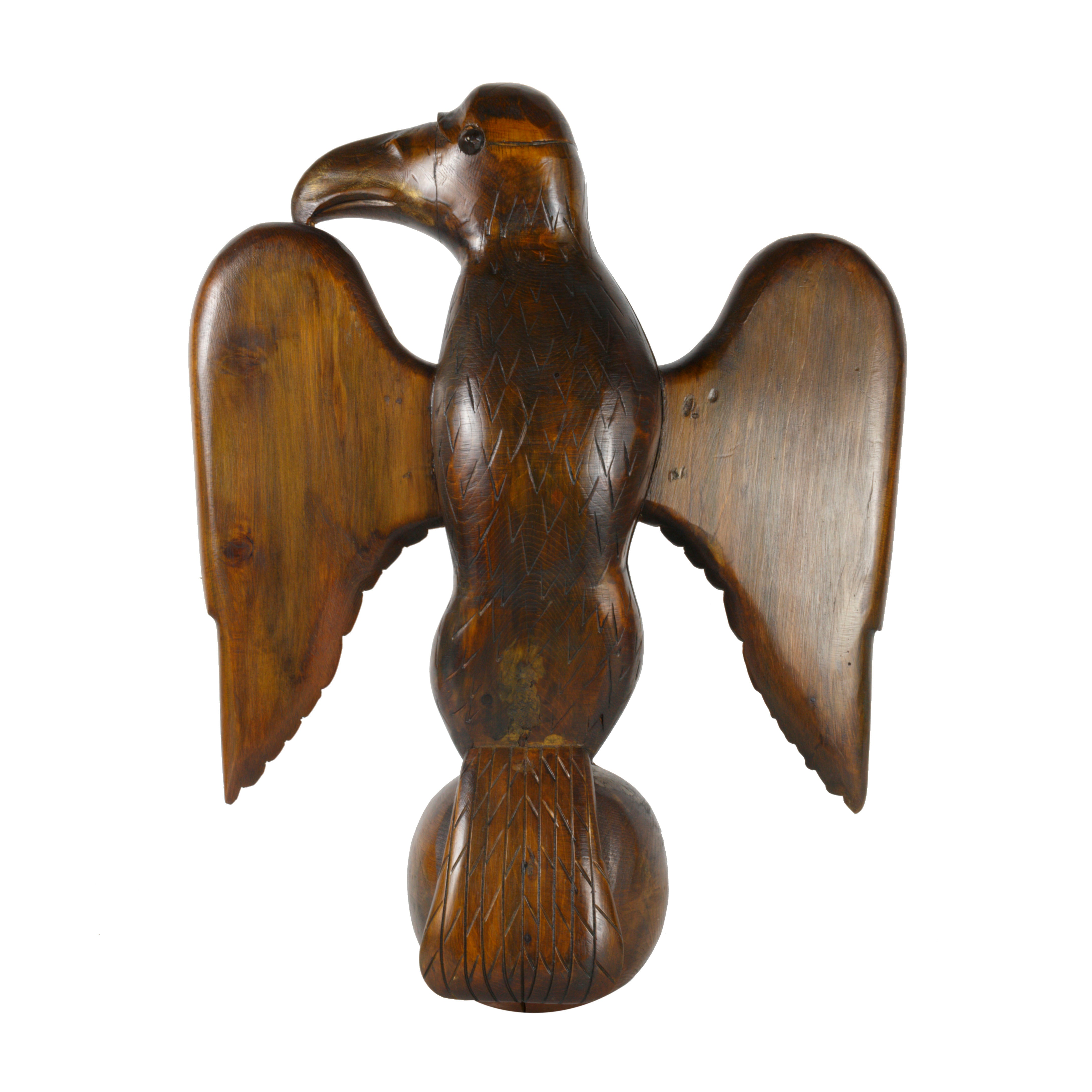 Folk Art Carved Eagle