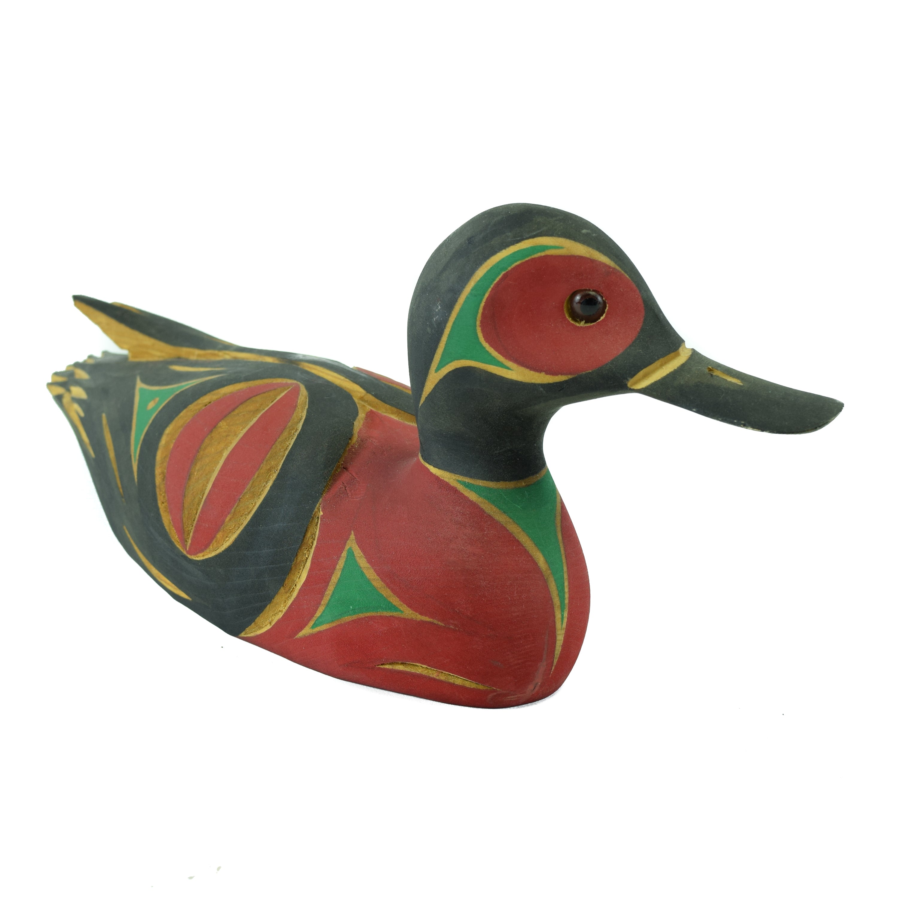 Tsawout First Nation Duck Decoy by Tom LaFortune