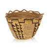 Klickitat Polychrome Basket, Native, Basketry, Vertical